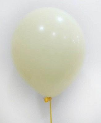 Pastel Macaron YELLOW Helium Latex Balloon
